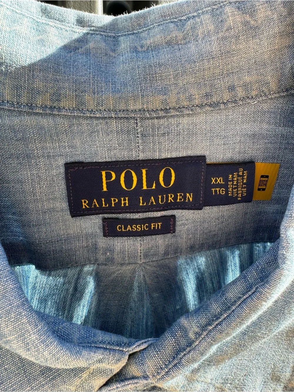 Polo Ralph Lauren- Classic Fit- Chambray Long Sleeve Shirt